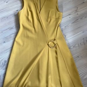 Calvin Klein A-line dress with gold details
